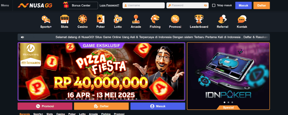 Nusagg Slot Banner